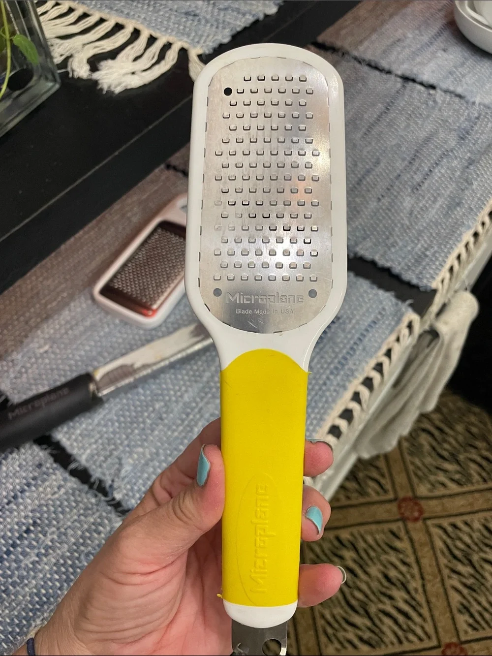 Microplane Handheld Grater Set with Yellow and Black Handles
